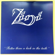 ZINI "Better Than A Kick In The Teeth" (Breeder ZN 266) Austria 2005 reissue LP of 1980 album  (Hard Rock, Psychedelic Rock)